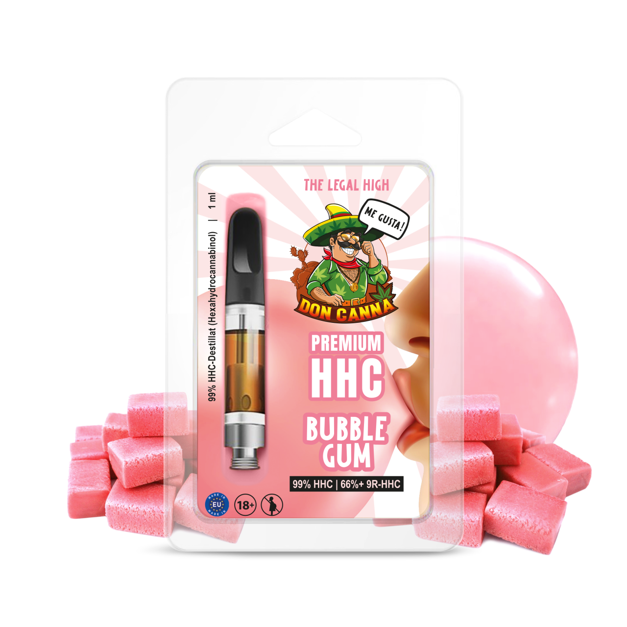 Don Canna HHC Bubble Gum 1 ml · HANFOSAN