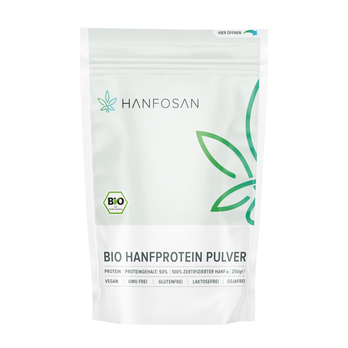 Bio Hanfprotein Pulver 500g · Hanfosan