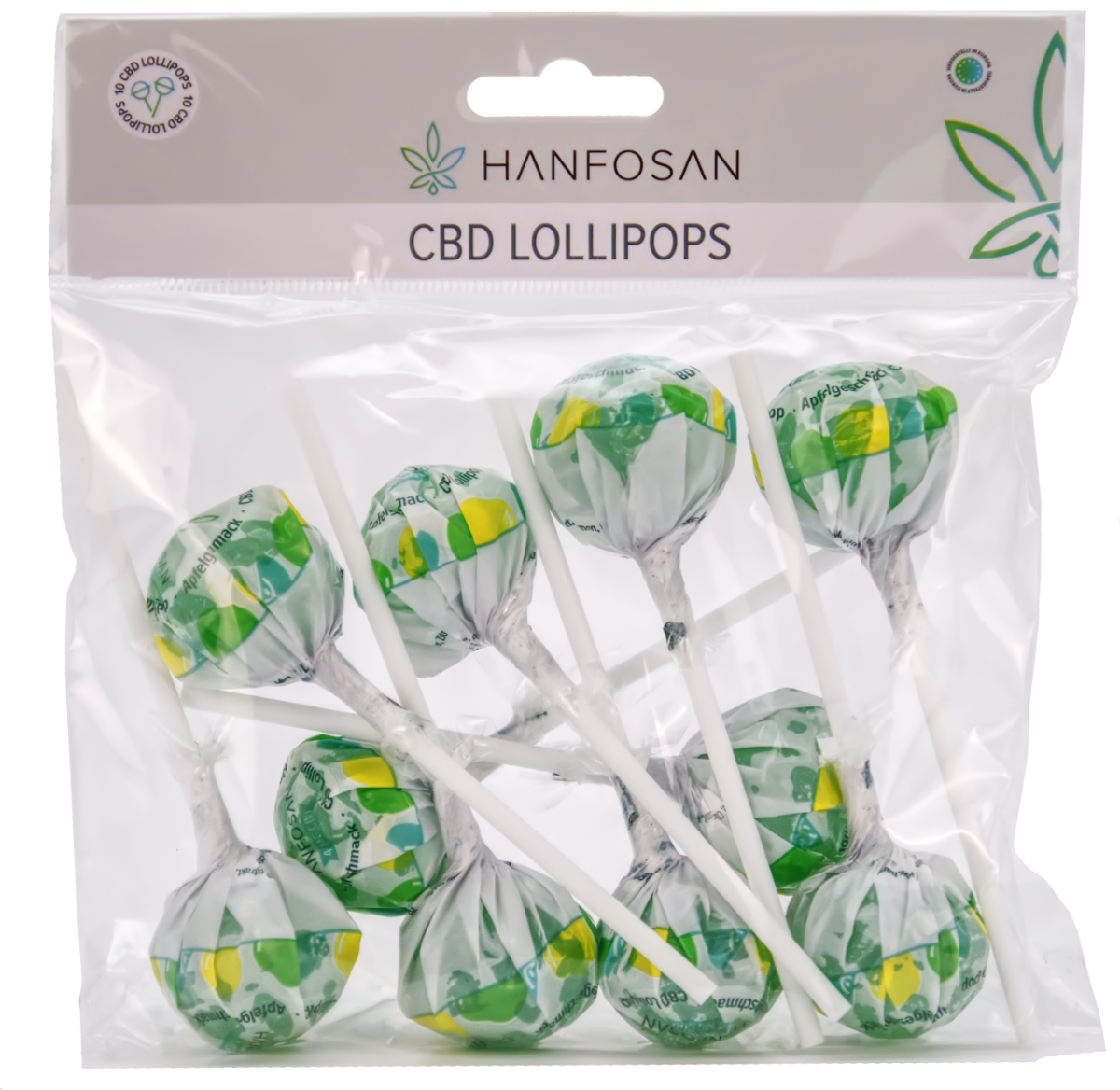 CBD Lollipops 150 g à 10 Stück · Hanfosan 