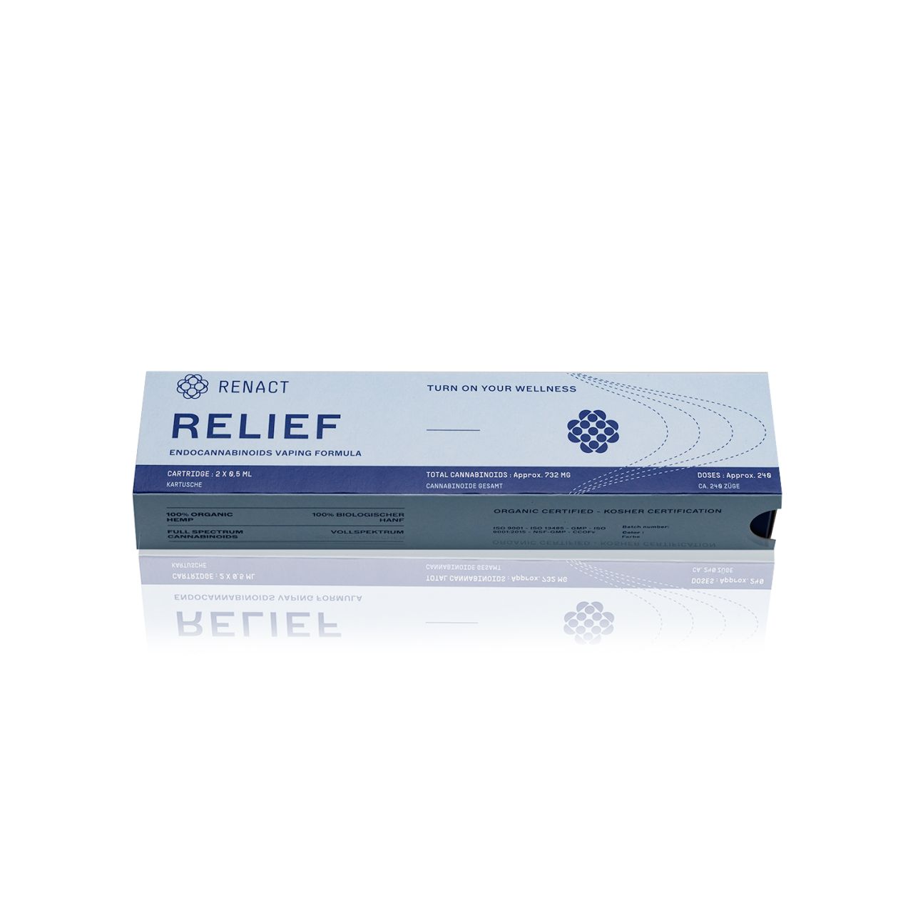 RENACT CBD Liquid RELIEF Premium · HANFOSAN