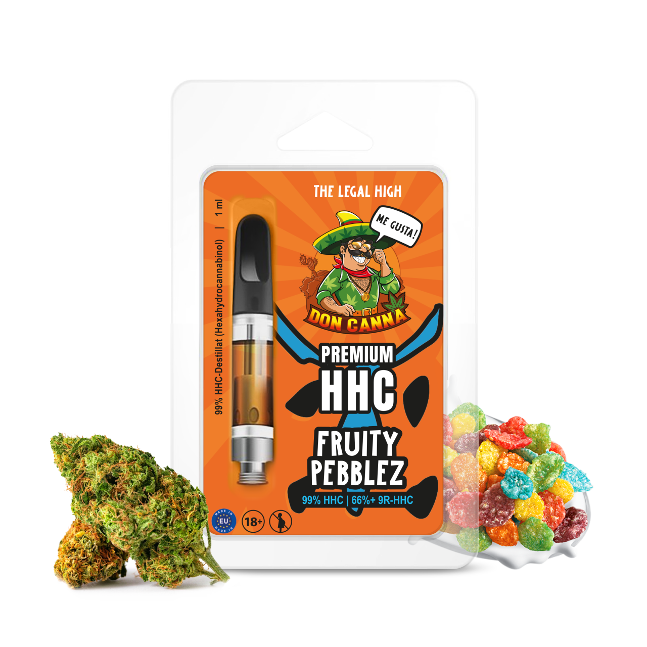 Don Canna HHC Vape Fruity Pebblez · HANFOSAN